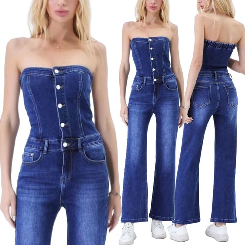 Salopette jeans donna - , overall